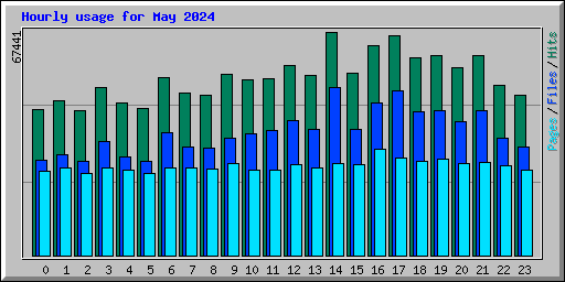 Hourly usage for May 2024